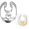Birkmann Stainless Steel Baby Bib Cookie Cutter, 6cm Hot
