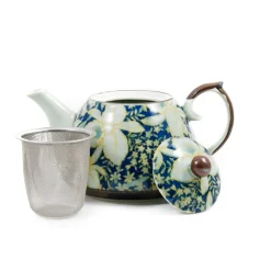 Kiji Stoneware & Ceramics Suisen Blue Japanese Teapot Online
