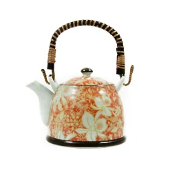 Kiji Stoneware & Ceramics Suisen Red Japanese Teapot