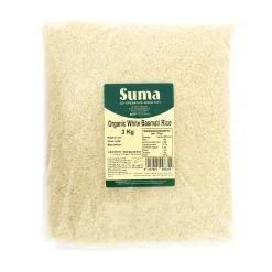 Suma Organic White Basmati Rice, 3kg