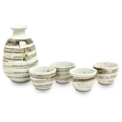 Kiji Stoneware & Ceramics Suna Japanese Sake Gift Set