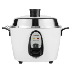 Ta Ttung Ta Tung 6 Person White Rice Cooker, 2.4 Litre Outlet