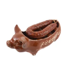 TERRACOTA ASSADEIRA Terracotta Chorizo Pig Serving Dish, 30cm Online