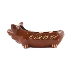 TERRACOTA ASSADEIRA Terracotta Chorizo Pig Serving Dish, 30cm Online