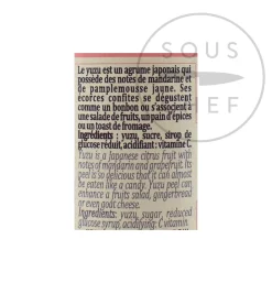 Terre Exotique Candied Yuzu Peel, 35g Sale