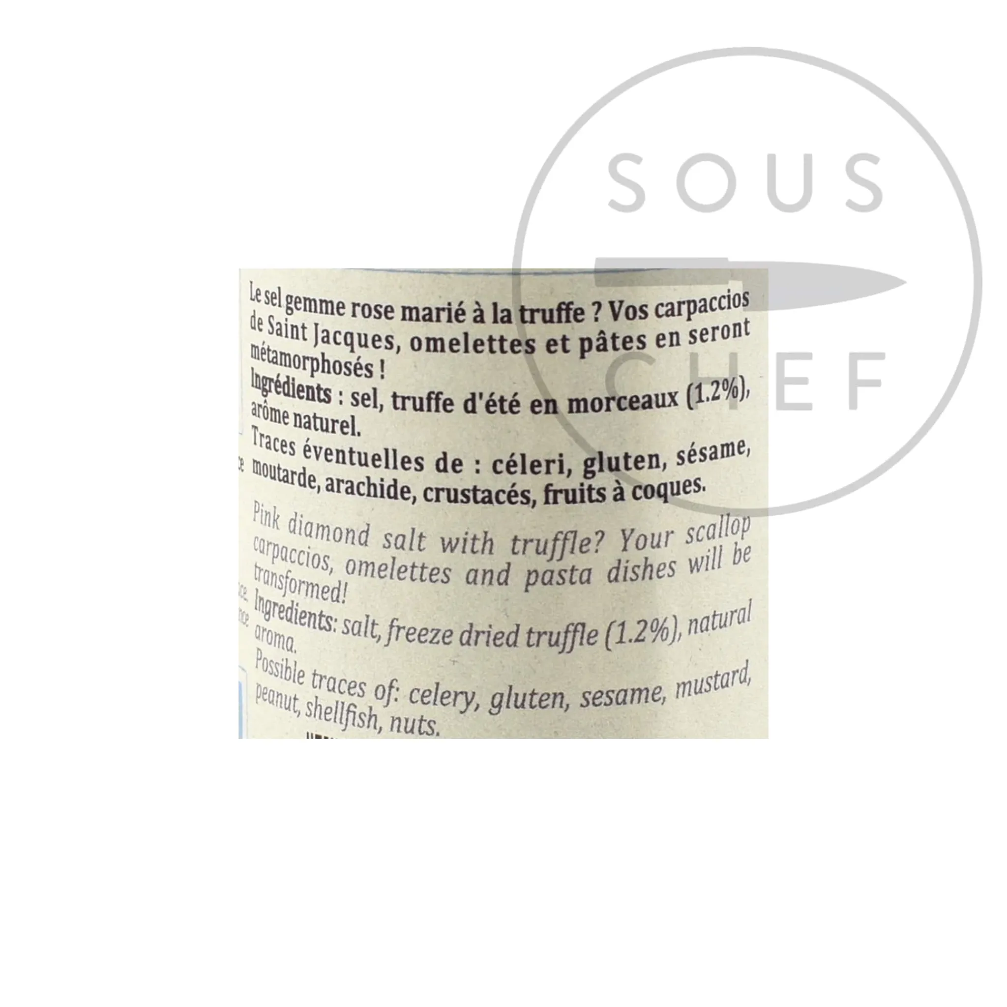 Terre Exotique Diamond Salt With Summer Truffle Flavour, 60g New