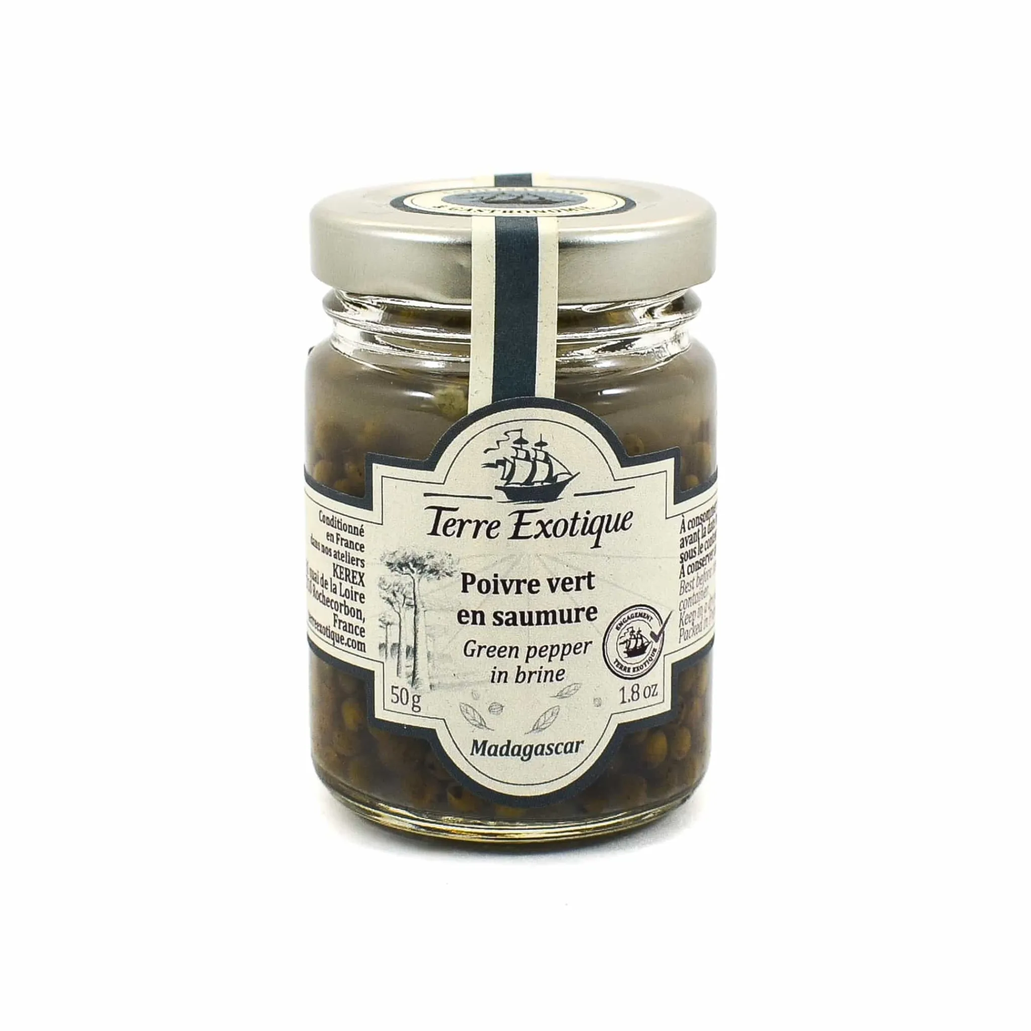 Terre Exotique Drained Green Pepper in Brine, 50g Best