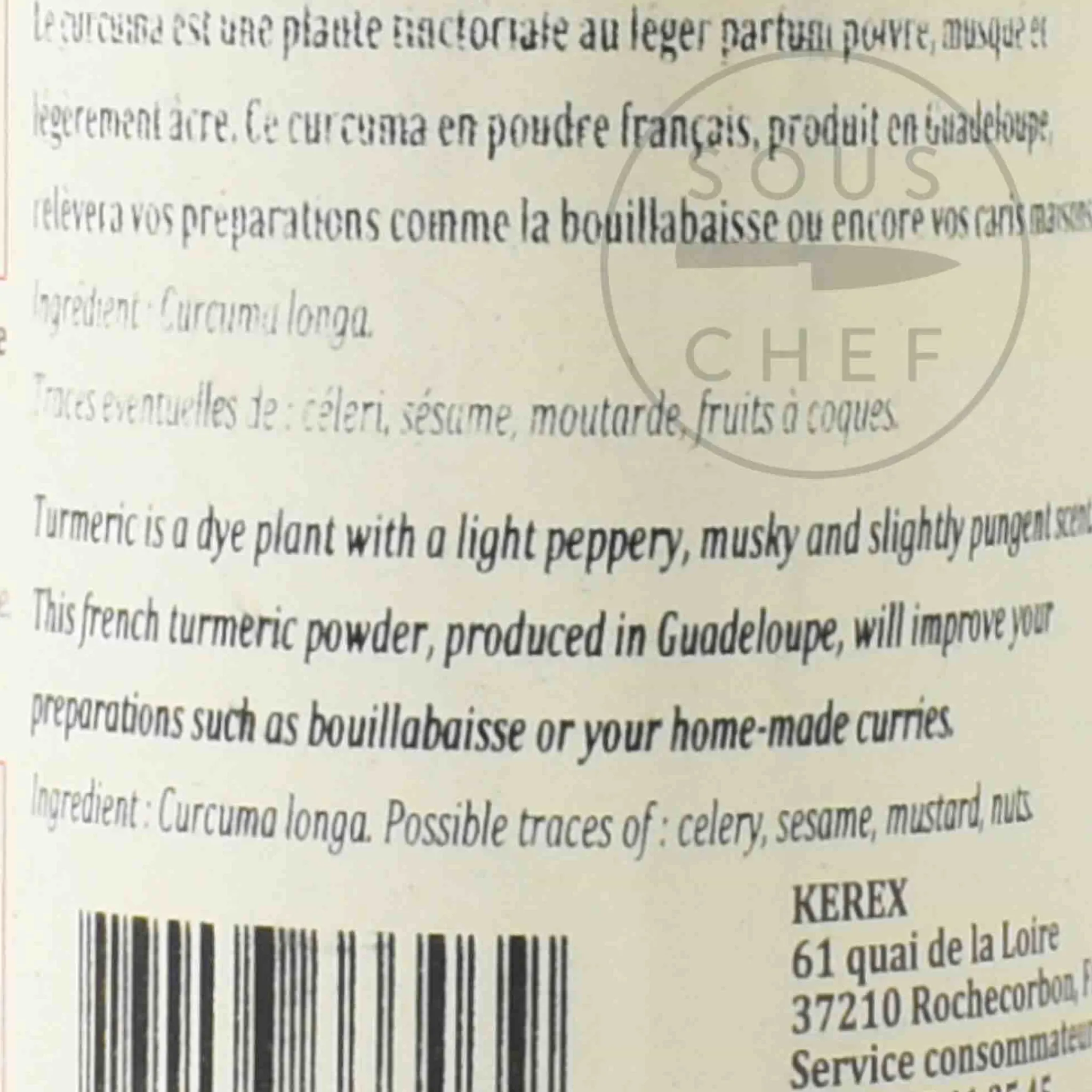 Terre Exotique "Extra" Turmeric Powder, 40g