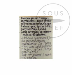 Terre Exotique Fig Chutney With Penja Pepper, 100g Clearance