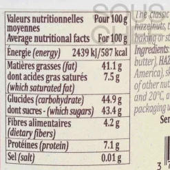 Terre Exotique Hazelnut Spread, 300g Hot