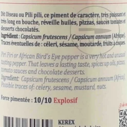 Terre Exotique Pili Pili Chilli Pepper, 12g