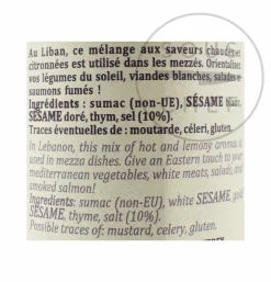 Terre Exotique Zaatar Seasoning, 70g Discount