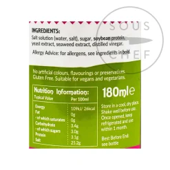 Thai Taste Vegan Fish Sauce, 180ml