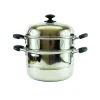 Chinese Cookware 2-Tier Stainless Steel Steamer Clearance