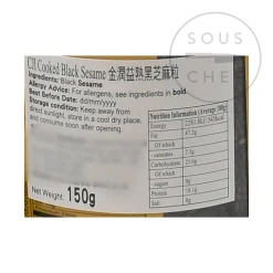 CJI Toasted Black Sesame Seeds, 150g Online