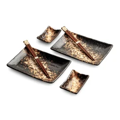 Kiji Stoneware & Ceramics Tobichiru Sushi Serving Set Best