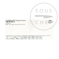 Sushi Su Uchibori Premium Sushi Vinegar, 360g Sale