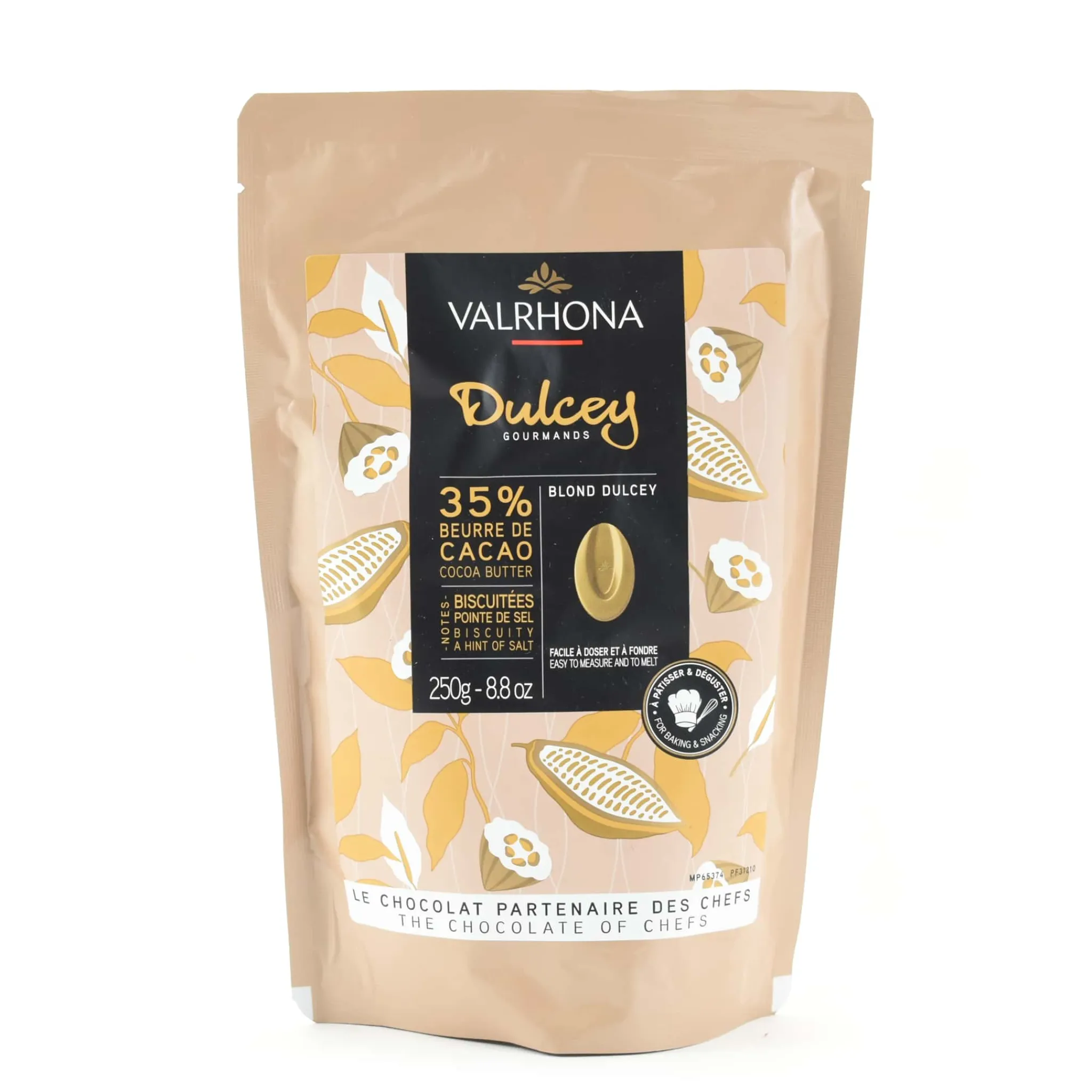 Valrhona Dulcey 35% Blonde Chocolate Chips, 250g Discount