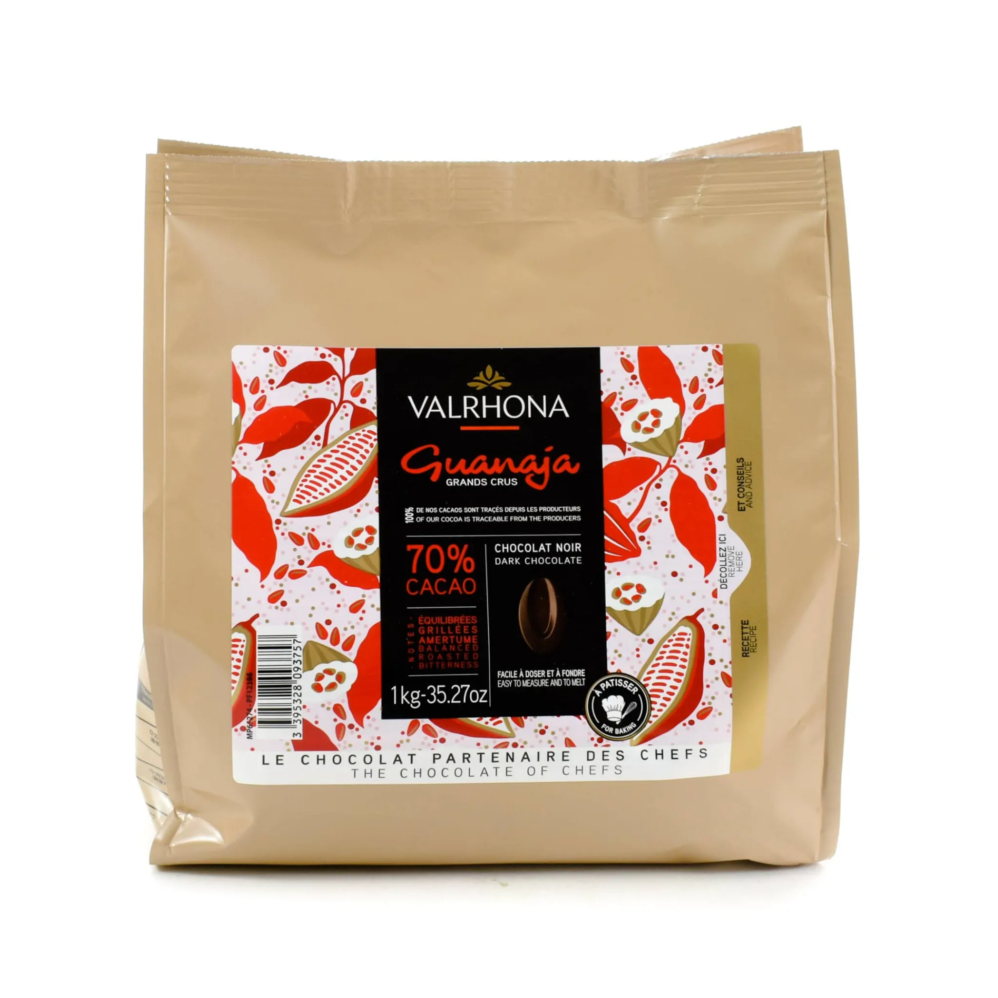 Valrhona Guanaja 70% Dark Chocolate Chips Outlet