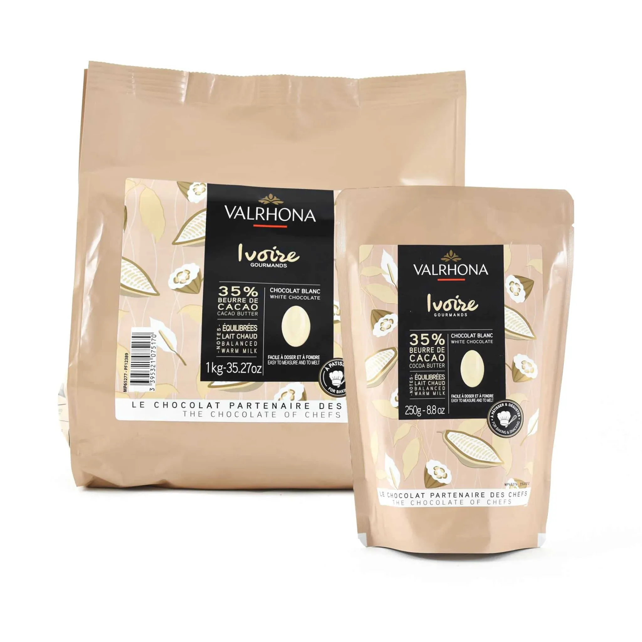 Valrhona Ivoire White Chocolate Chips Online