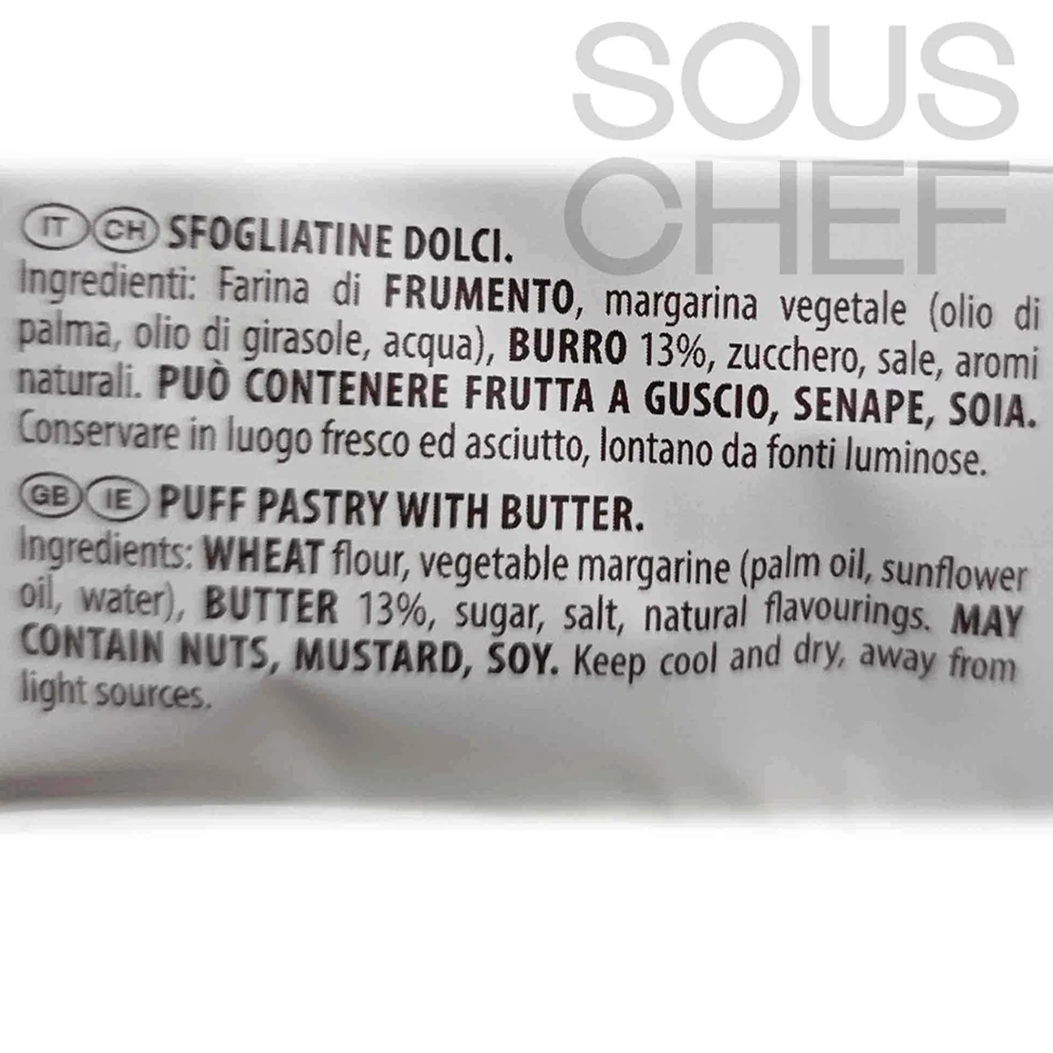 Vincenzi SPA Vicenzi Puff Pastry Millefoglie Sticks, 125g Hot