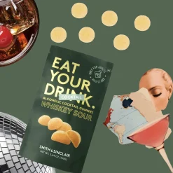 Smith & Sinclair Whiskey Sour 5V Alcoholic Cocktail Jelly Sweets, 160g Best