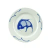 Chinese Tableware White & Blue Carp Charger Plate, 30cm Outlet