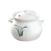 Chinese Cookware White Clay Soup Pot, 3.3L Hot