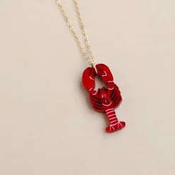 Wolf & Moon Lobster Necklace Best
