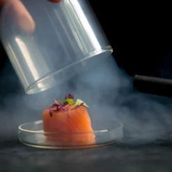 Portuguese Tableware 4x Small Domed Glass Cloche, 8cm dia