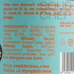 Yep Kitchen Sichuan Chilli Crisp Oil, 160g Sale