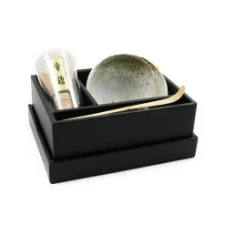 Kiji Stoneware & Ceramics Yukishino Matcha Gift Set New