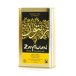 Zaytoun Organic Extra Virgin Olive Oil, 1L Sale